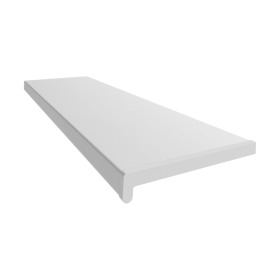Parapet plastikowy PCV wewnętrzny w kolorze Biały