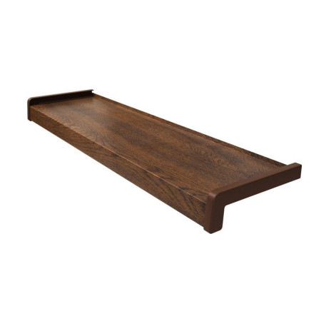 Parapet stalowy standard drewnopodobny - Orzech