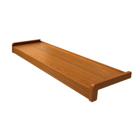 Parapet stalowy standard drewnopodobny - Złoty Dąb