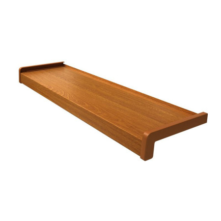 Parapet stalowy standard drewnopodobny - Złoty Dąb