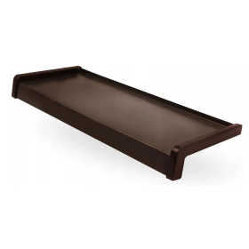 Parapet stalowy standard - Brąz 8017