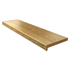 Parapet plastikowy PCV wewnętrzny w kolorze  Dąb Turner