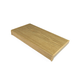 Parapet plastikowy PCV wewnętrzny w kolorze  Dąb Turner