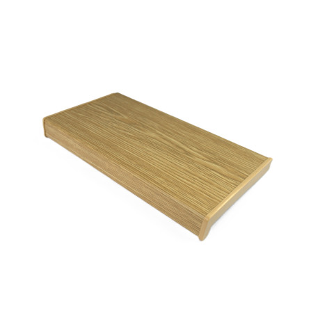 Parapet plastikowy PCV wewnętrzny w kolorze  Dąb Turner