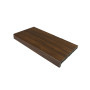 Parapet plastikowy PCV wewnętrzny w kolorze Orzech