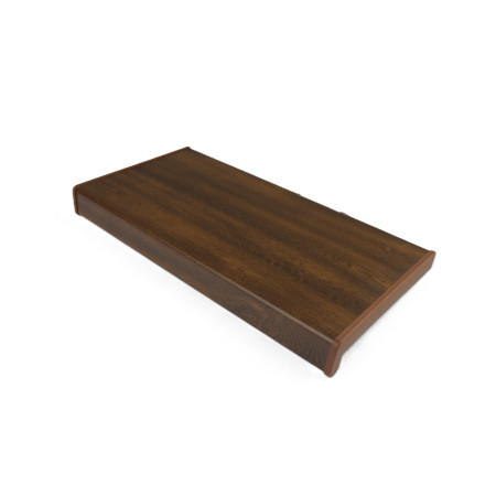 Parapet plastikowy PCV wewnętrzny w kolorze Orzech