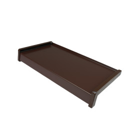 Parapet stalowy standard - Brąz 8017