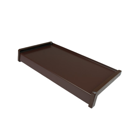 Parapet stalowy standard - Brąz 8017