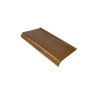Parapet stalowy softline drewnopodobny - Złoty Dąb