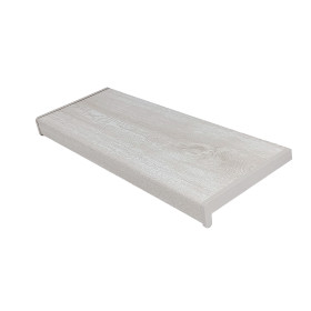 Parapet plastikowy PCV wewnętrzny w kolorze Dąb Bielony