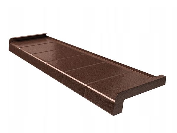 parapet aluminiowy płytka antyk miedź