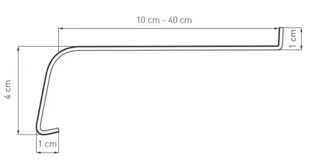 przekrój parapetów aluminiowych płytka