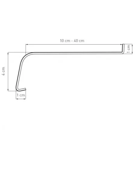 przekrój parapetów stalowych